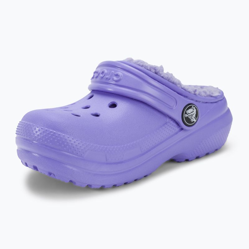 Детски джапанки Crocs Classic Lined digital violet 8