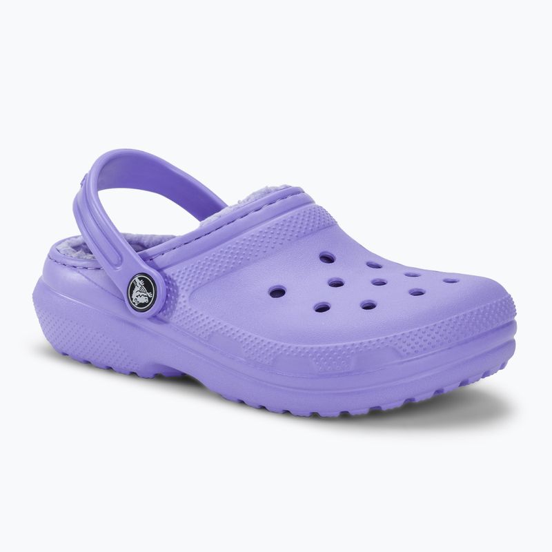 Детски чехли Crocs Classic Lined digital violet 2