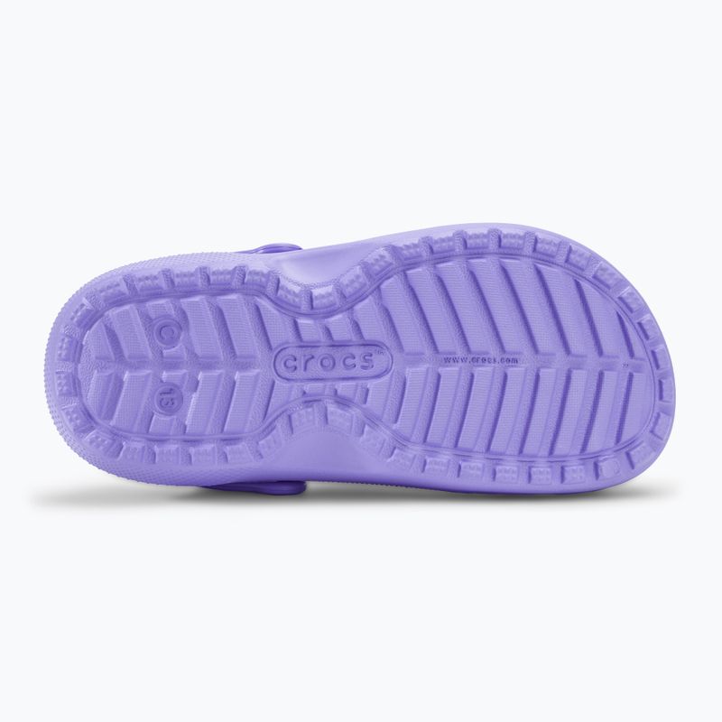 Детски чехли Crocs Classic Lined digital violet 5