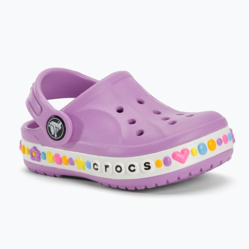 Детски джапанки Crocs Bayaband Charm Band Clog Toddler orchid