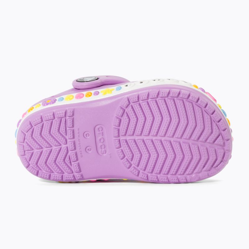 Детски джапанки Crocs Bayaband Charm Band Clog Toddler orchid 5