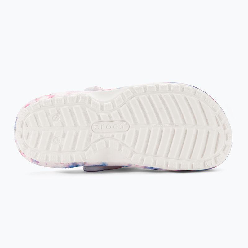 Дамски джапанки Crocs Classic Lined Tie Dye Clog bordeaux/multi 6