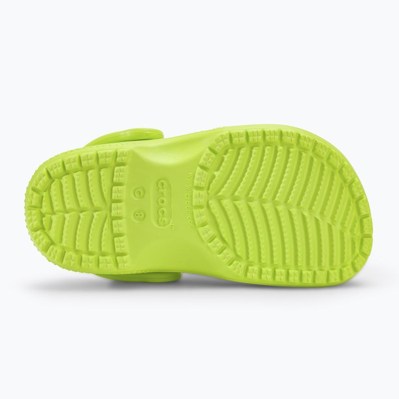 Детски чехли Crocs Classic Clog T limeade 5