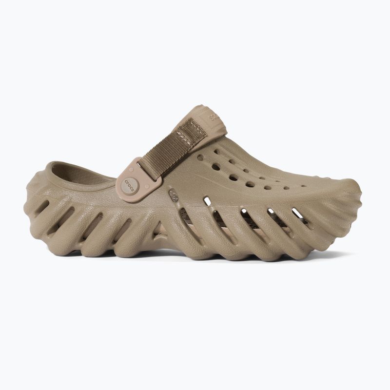 Детски джапанки Crocs Echo Clog khaki 3