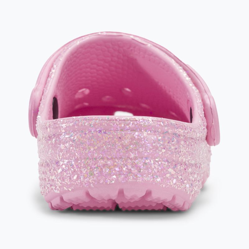 Детски чехли Crocs Classic Glitter Clog T flamingo 7