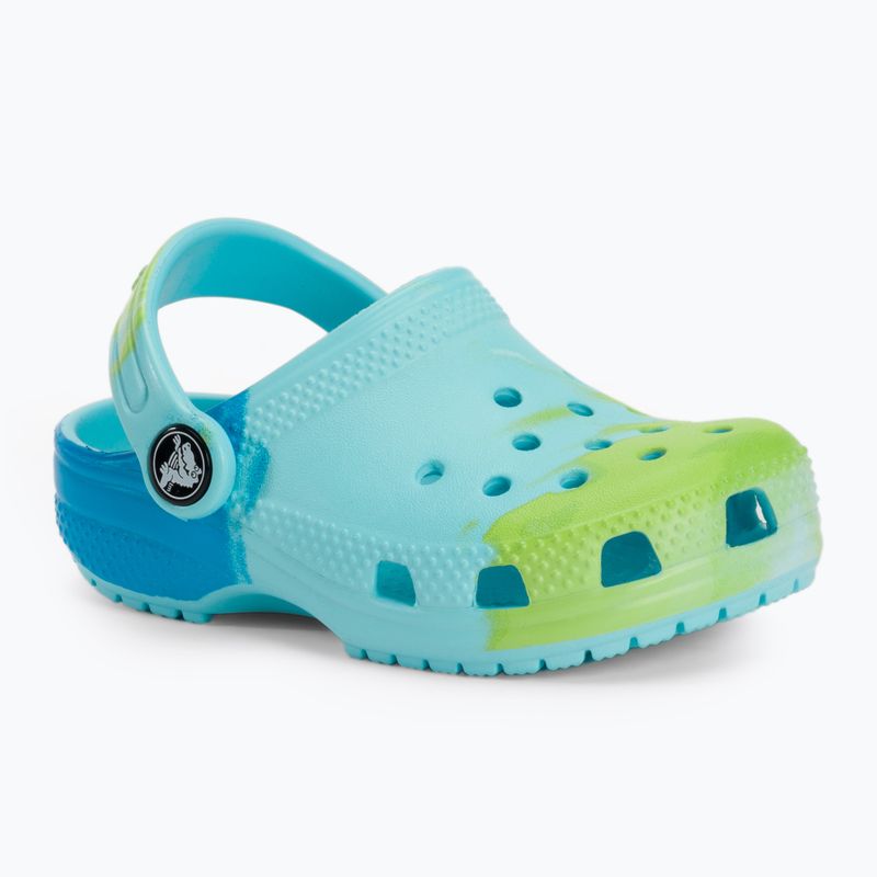 Детски джапанки Crocs Classic Ombre Clog Toddler arctic/multi 2