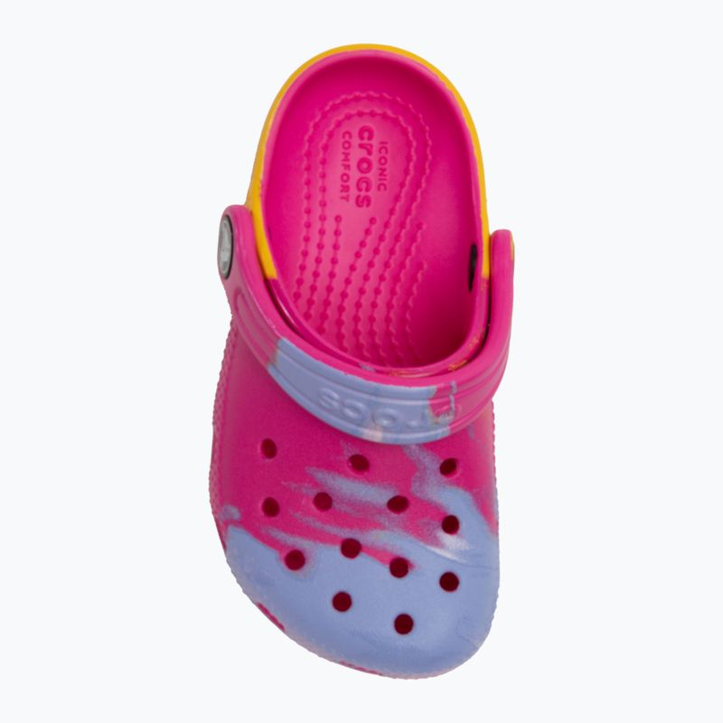 Детски джапанки Crocs Classic Ombre Clog Toddler juice/multi 6