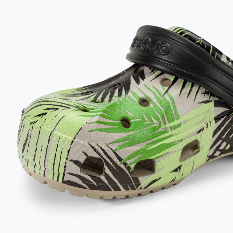 Младежки джапанки Crocs Baya Seasonal Printed Clog cobblestone/tropical 8