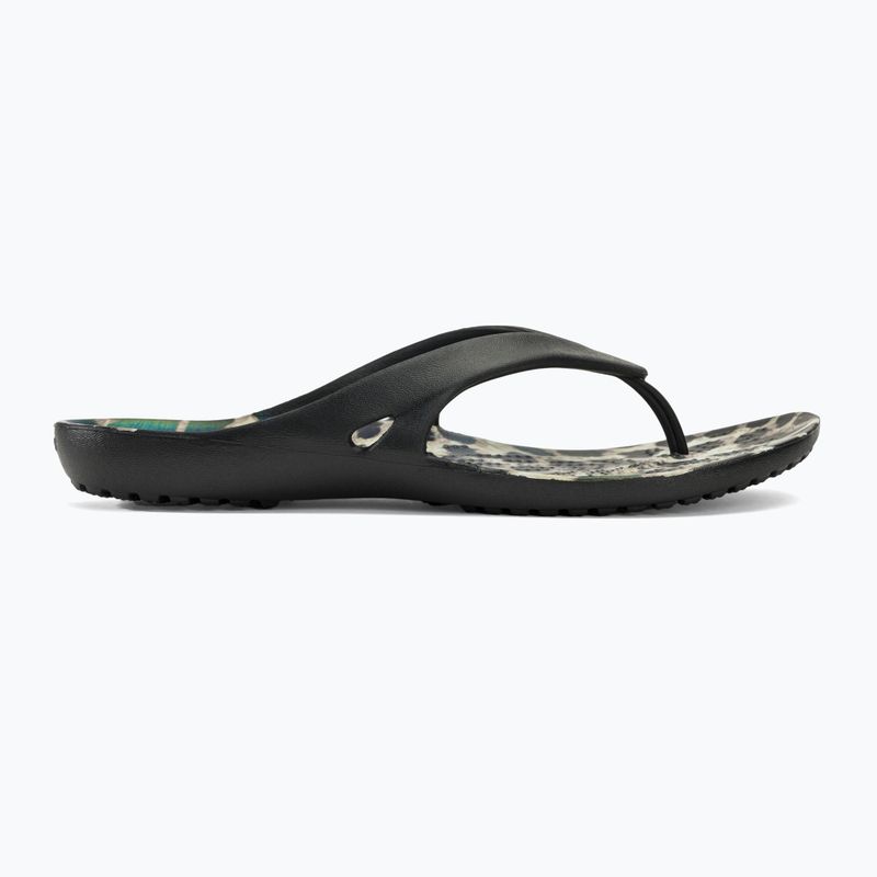 Дамски джапанки Crocs Kadee II Graphic black/multi animal 2