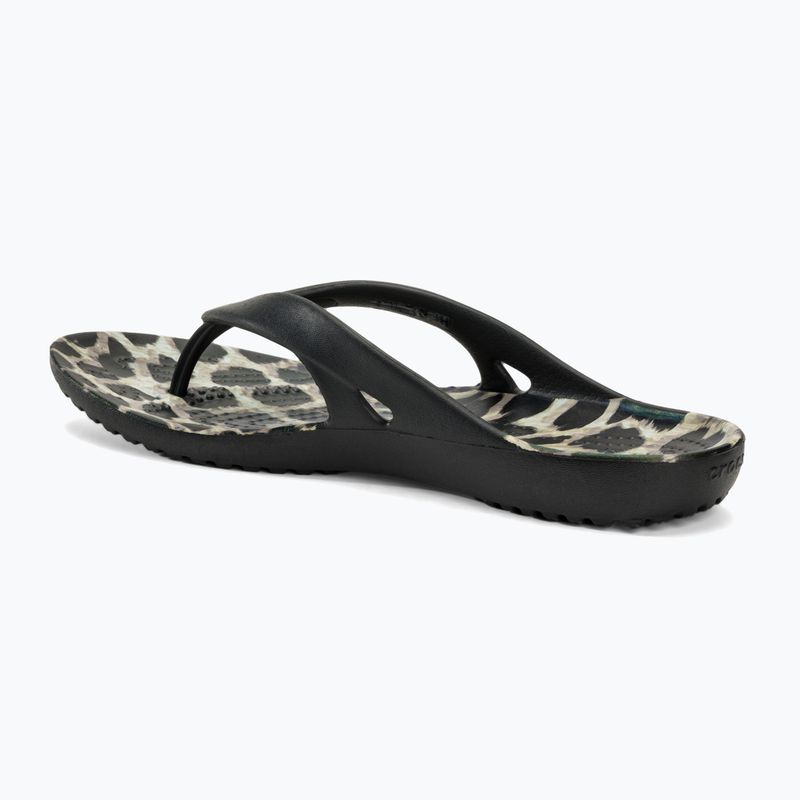 Дамски джапанки Crocs Kadee II Graphic black/multi animal 3