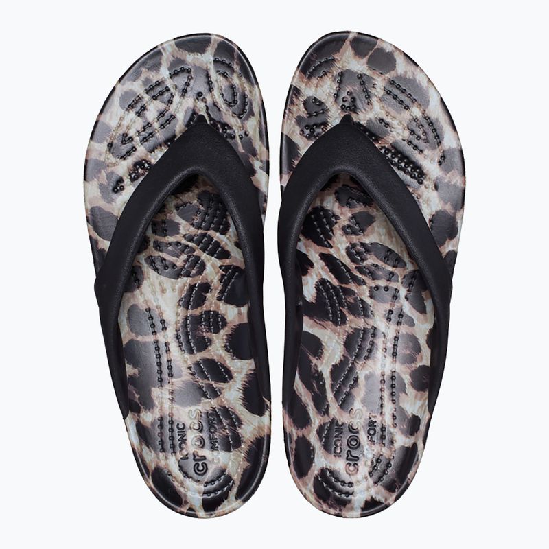 Дамски джапанки Crocs Kadee II Graphic black/multi animal 11