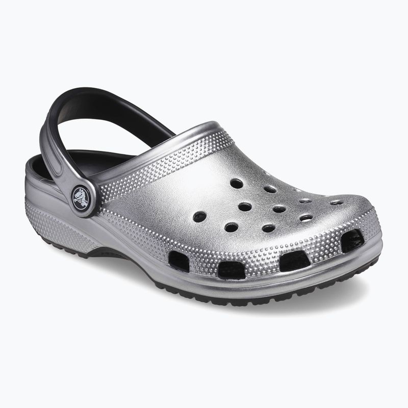 Чехли Crocs Classic silver/metallic 9