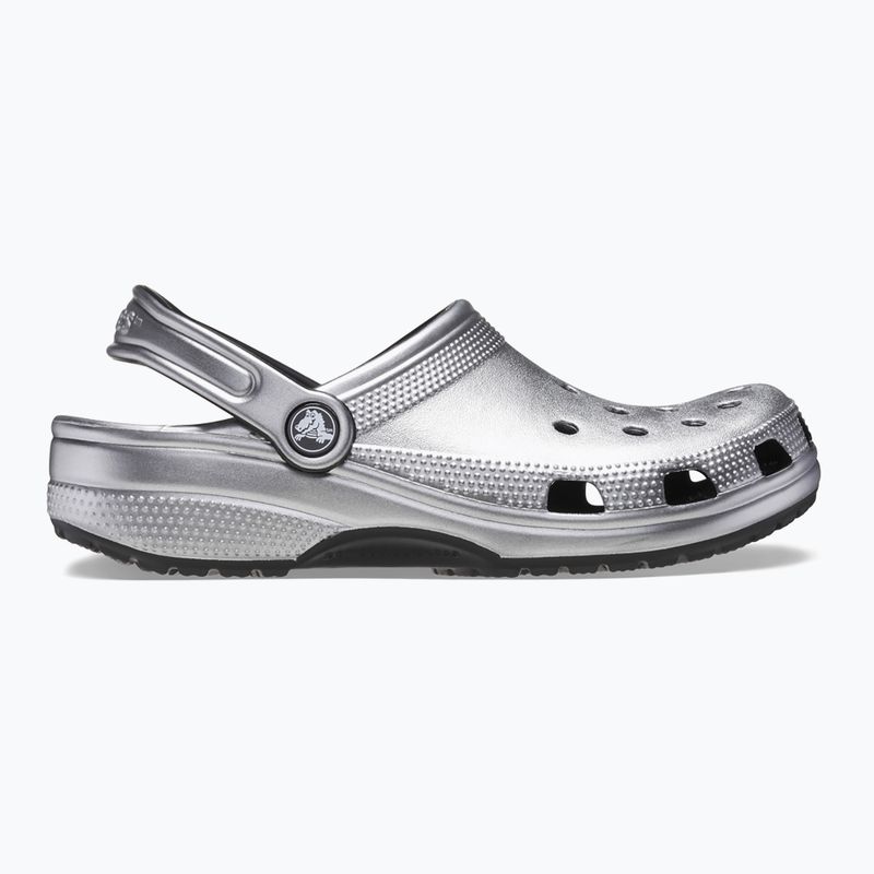 Чехли Crocs Classic silver/metallic 10