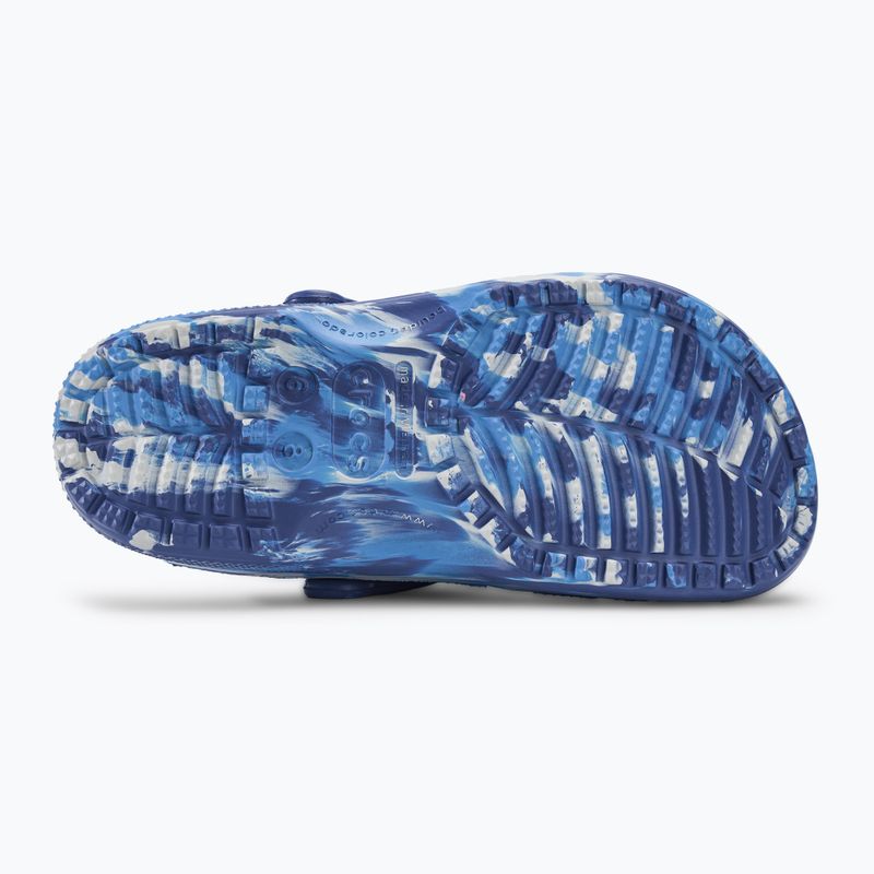Чехли Crocs Classic Marbled Clog blue bolt/multi 5