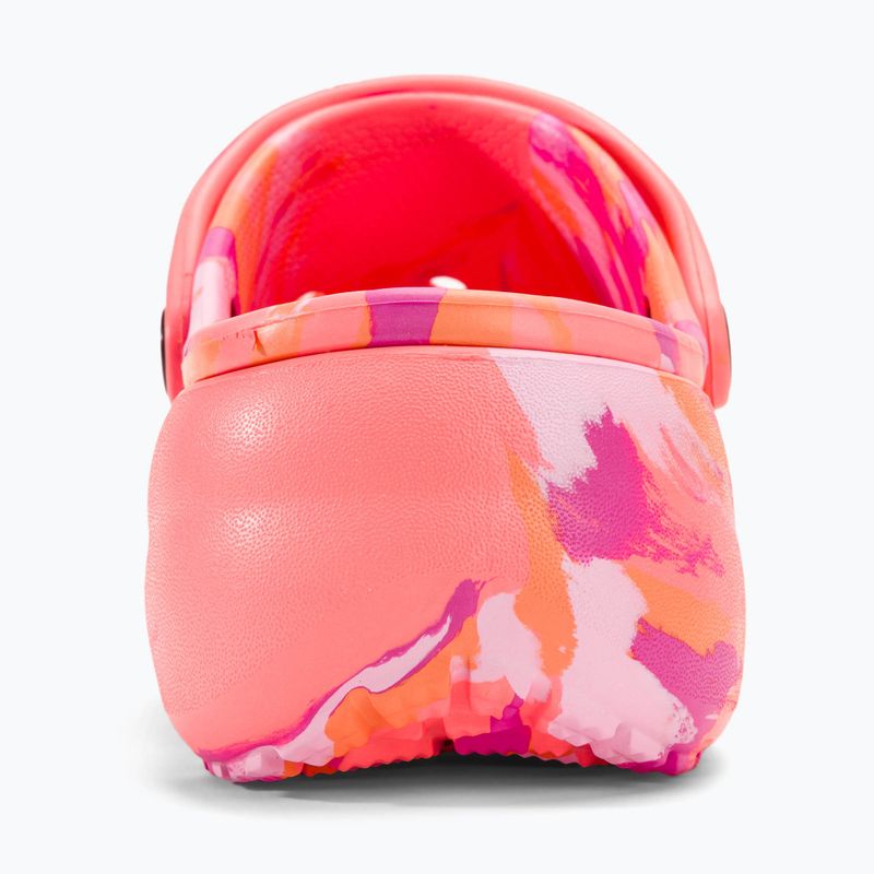 Дамски чехли Crocs Classic Platform Marbled guava/multi 7