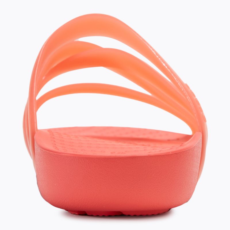 Дамски джапанки Crocs Splash Glossy Strappy neon watermelon 6
