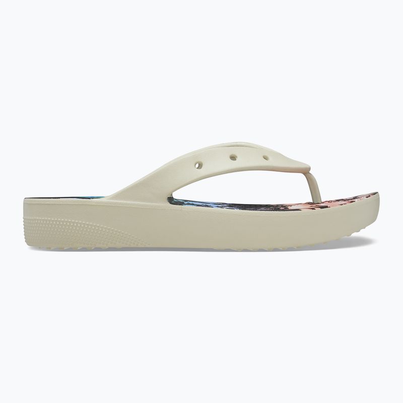 Дамски джапанки Crocs Classic Platform Retro Resort bone/multi 9