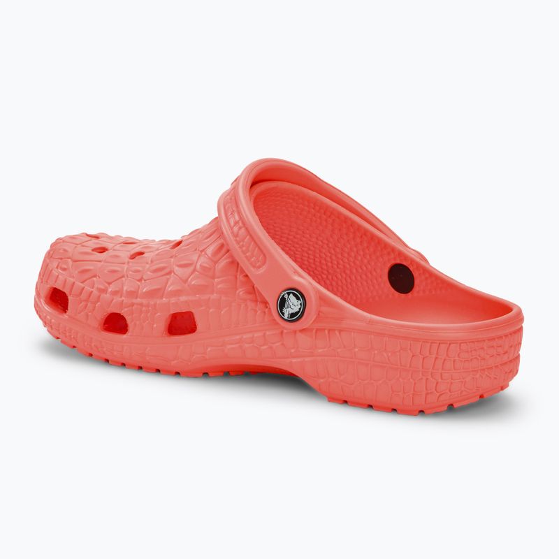 Чехли Crocs Classic Crocskin guava 4