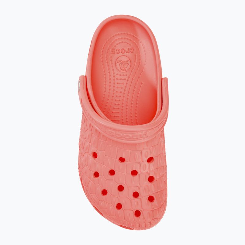 Чехли Crocs Classic Crocskin guava 6