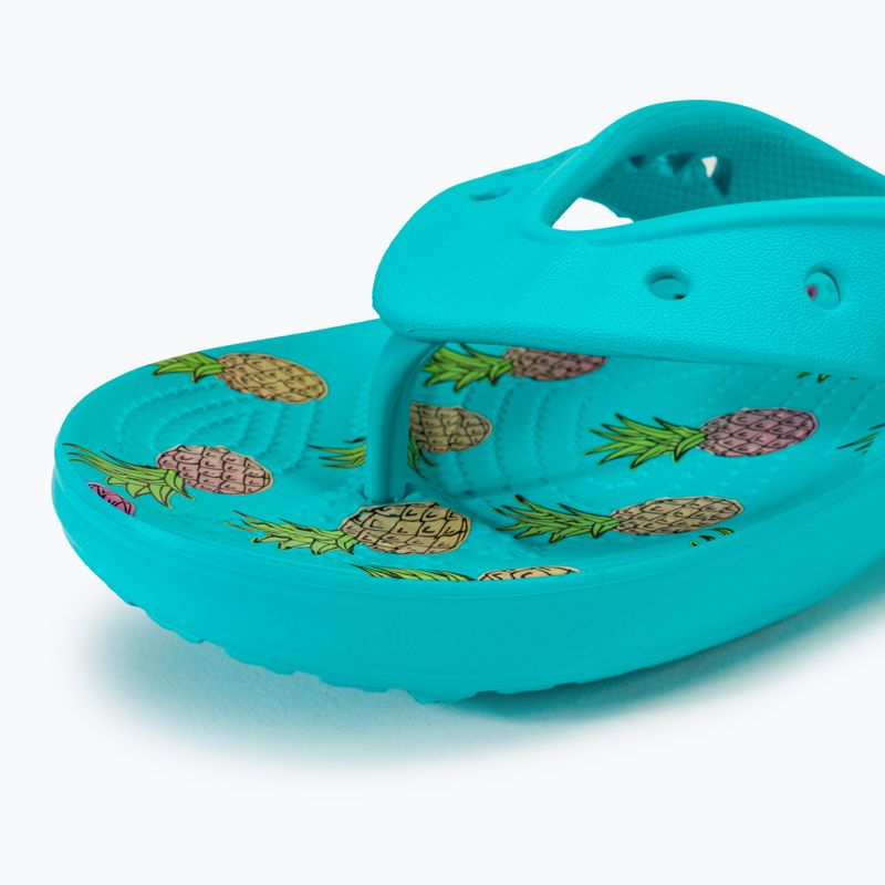 Дамски джапанки Crocs Baya II Graphic Flip digital aqua/multi 7