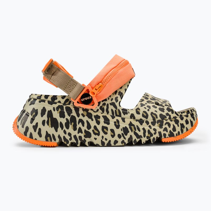 Сандали Crocs Hiker Xscape Animal khaki/леопард 2
