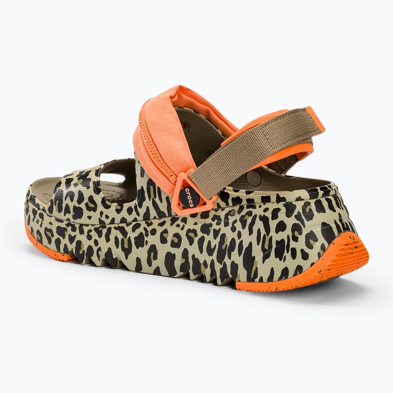 Сандали Crocs Hiker Xscape Animal khaki/леопард 3