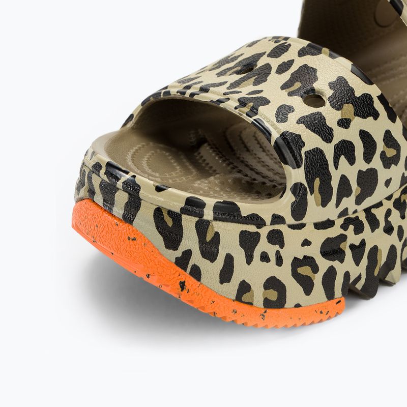 Сандали Crocs Hiker Xscape Animal khaki/леопард 7