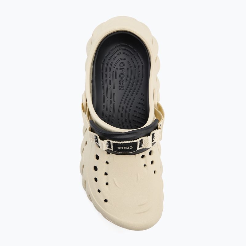 Джапанки Crocs Echo Clog bone/black 6
