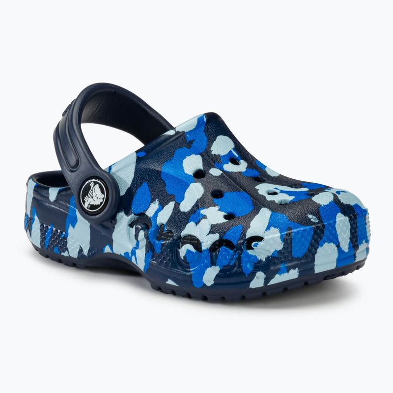 Детски чехли Crocs Baya Graphic Clog navy 2