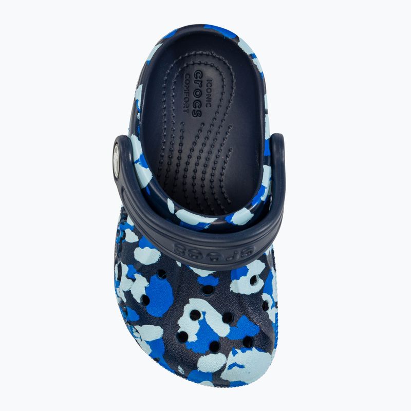 Детски чехли Crocs Baya Graphic Clog navy 6