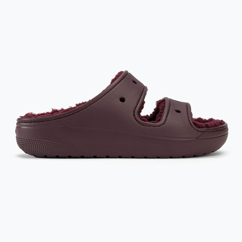 Чехли Crocs Classic Cozzzy dark cherry 2