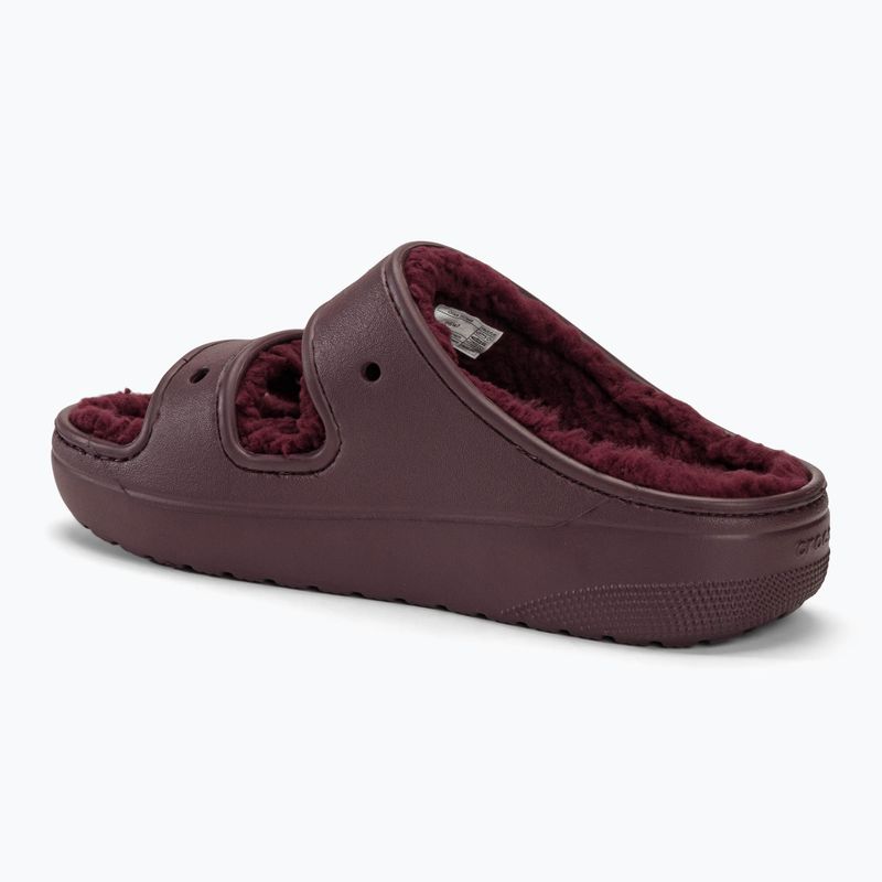 Чехли Crocs Classic Cozzzy dark cherry 3