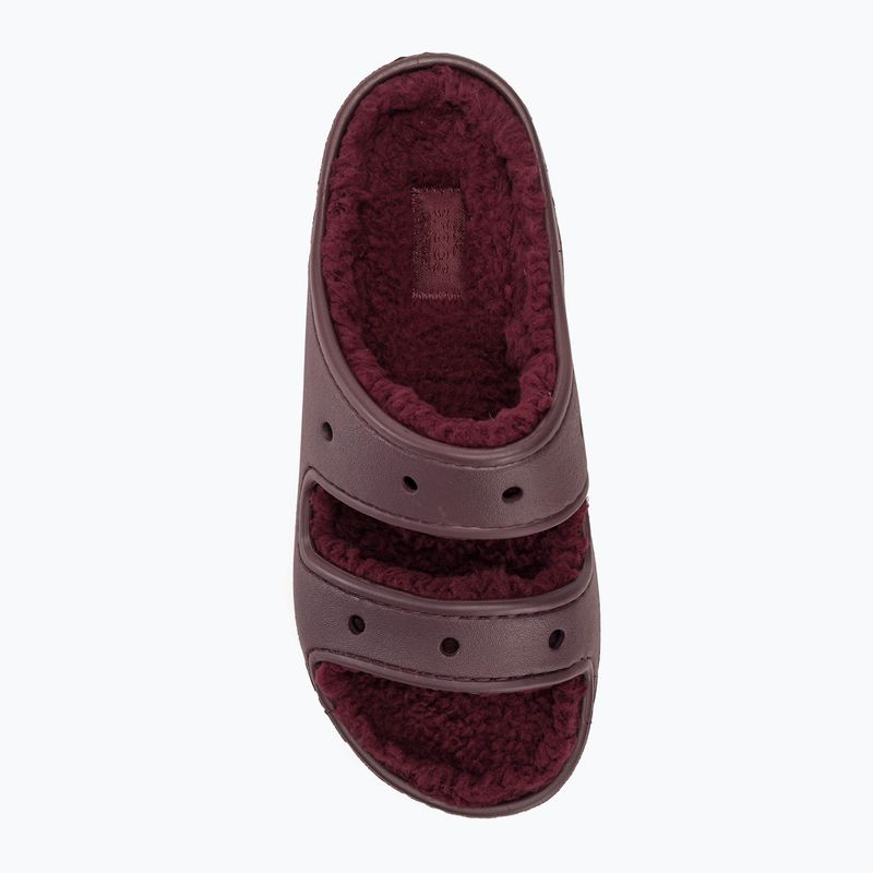 Чехли Crocs Classic Cozzzy dark cherry 5
