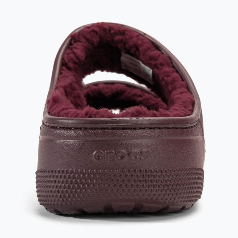 Чехли Crocs Classic Cozzzy dark cherry 6