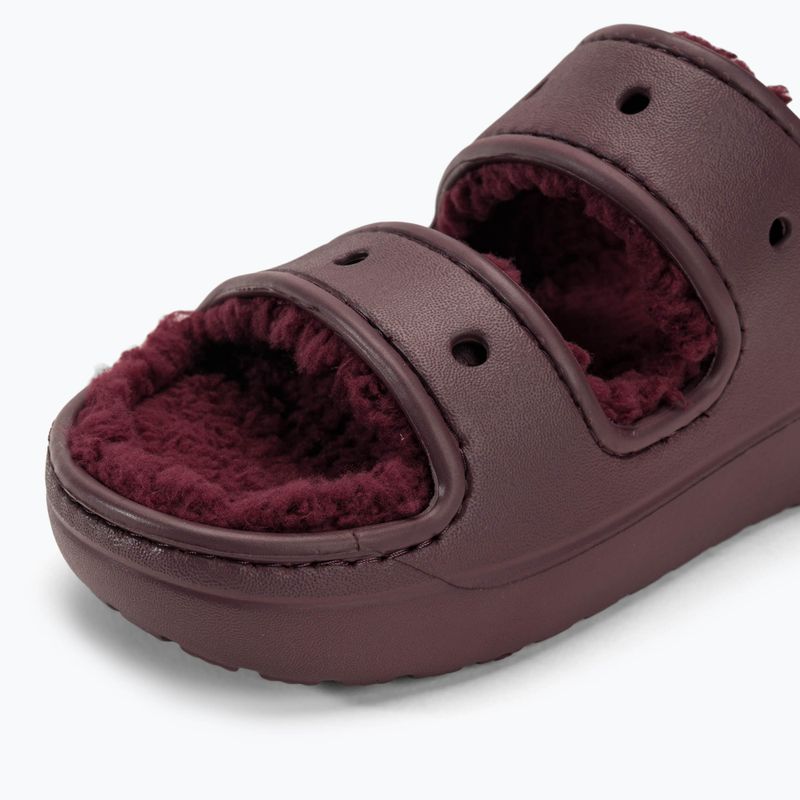 Чехли Crocs Classic Cozzzy dark cherry 7