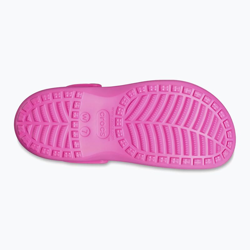 Crocs Baya Platform Clog джапанки електриково розово 2