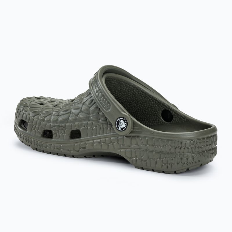 Чехли Crocs Classic Crocskin dusty olive 4