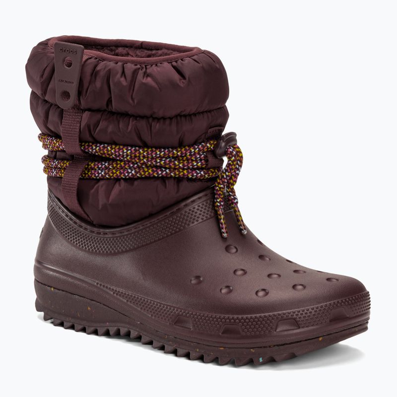 Детски ботуши за сняг Crocs Classic Neo Puff black