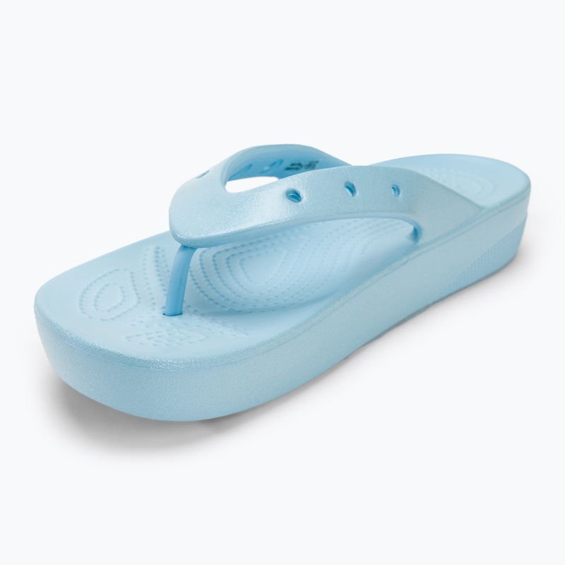 Дамски джапанки Crocs Classic Platform Meta blue calcite 7