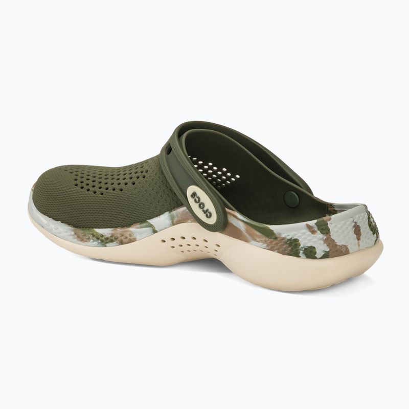 Чехли Crocs LiteRide 360 Marbled Clog army green/multi  4