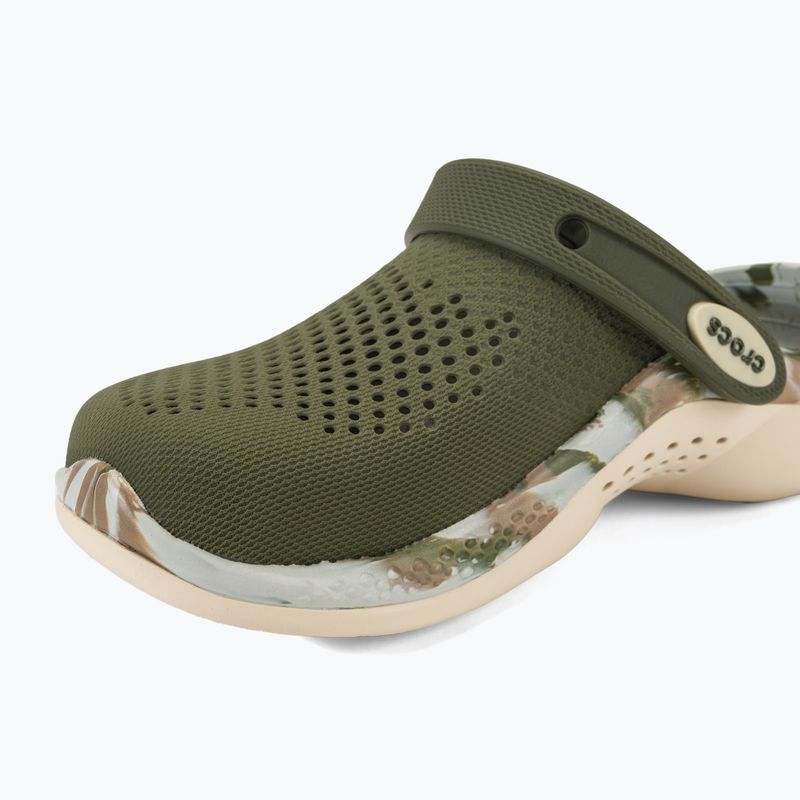 Чехли Crocs LiteRide 360 Marbled Clog army green/multi  8