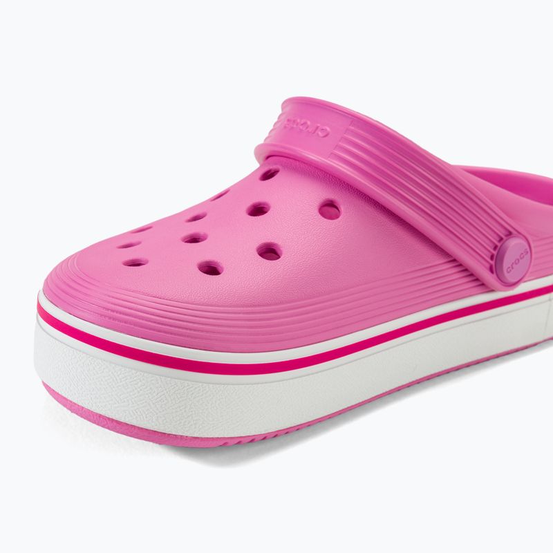 Детски джапанки Crocs Crocband Clean Off Court Clog taffy pink 8