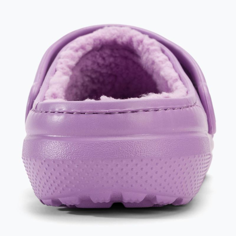 Детски чехли Crocs Classic Lined Orchid 7