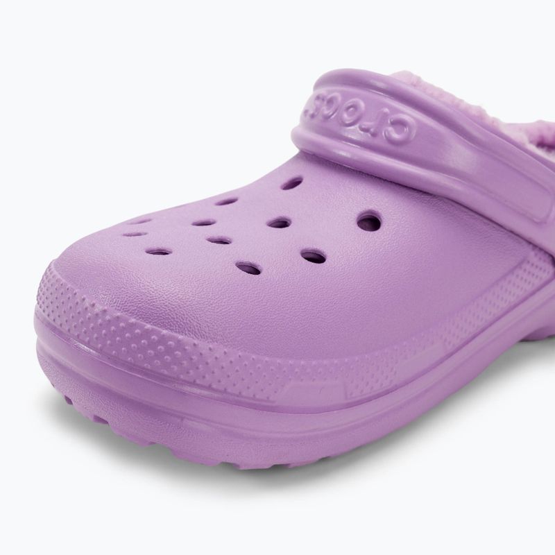 Детски чехли Crocs Classic Lined Orchid 8