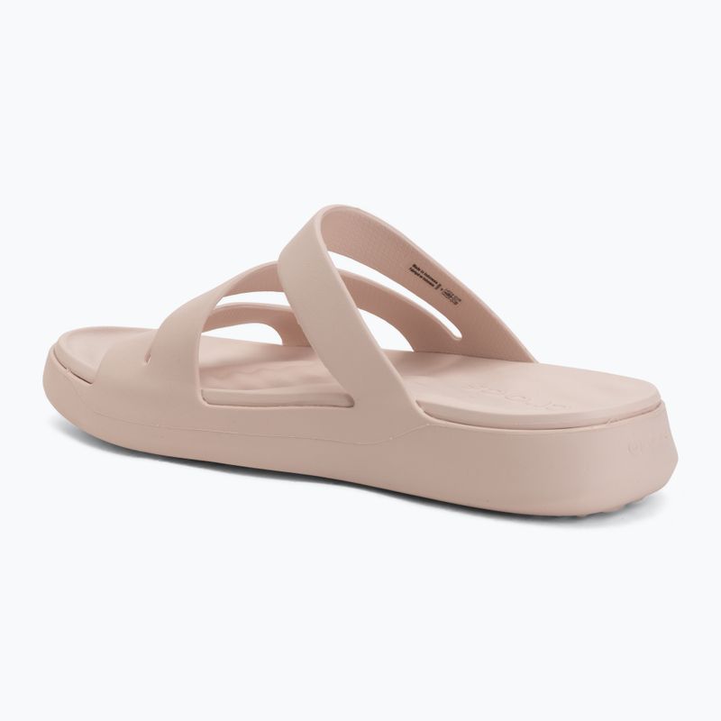 Дамски чехли Crocs Getaway Strappy quartz 3