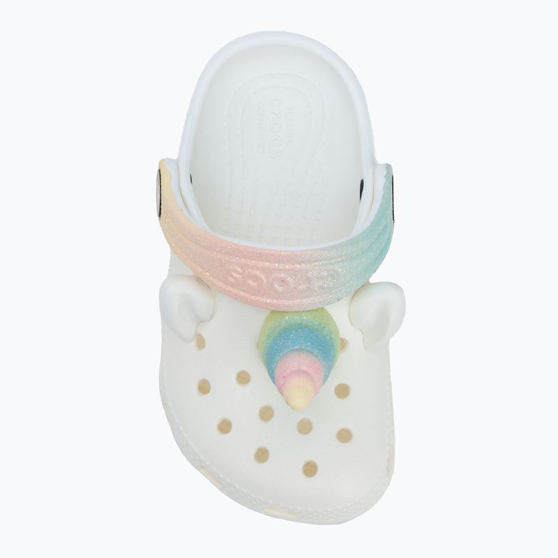 Детски джапанки Crocs Classic IAM Rainbow Unicorn CgT chalk 6