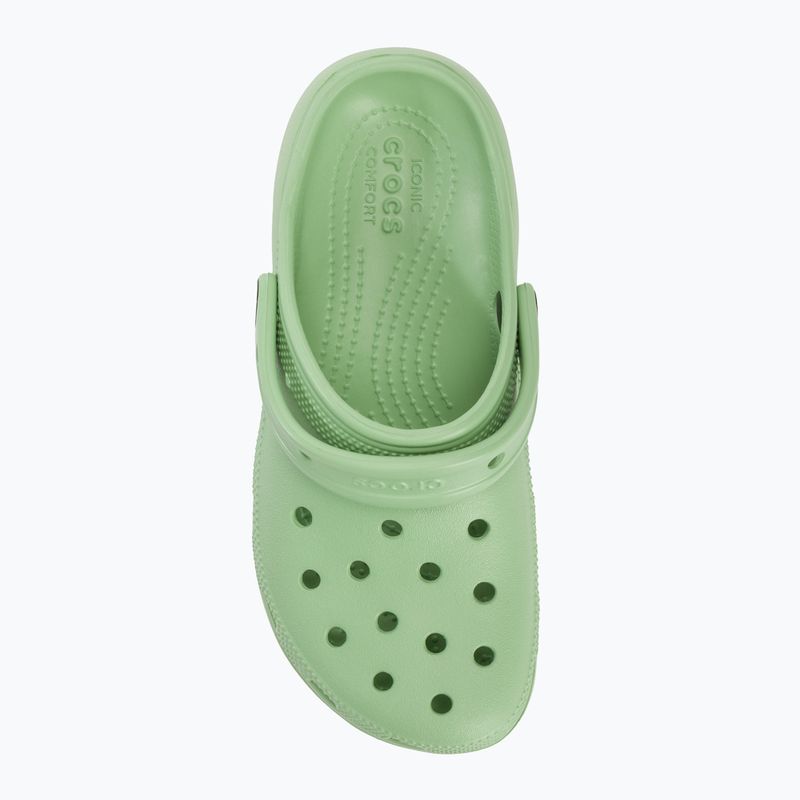 Дамски джапанки Crocs Classic Platform Clog fair green 6
