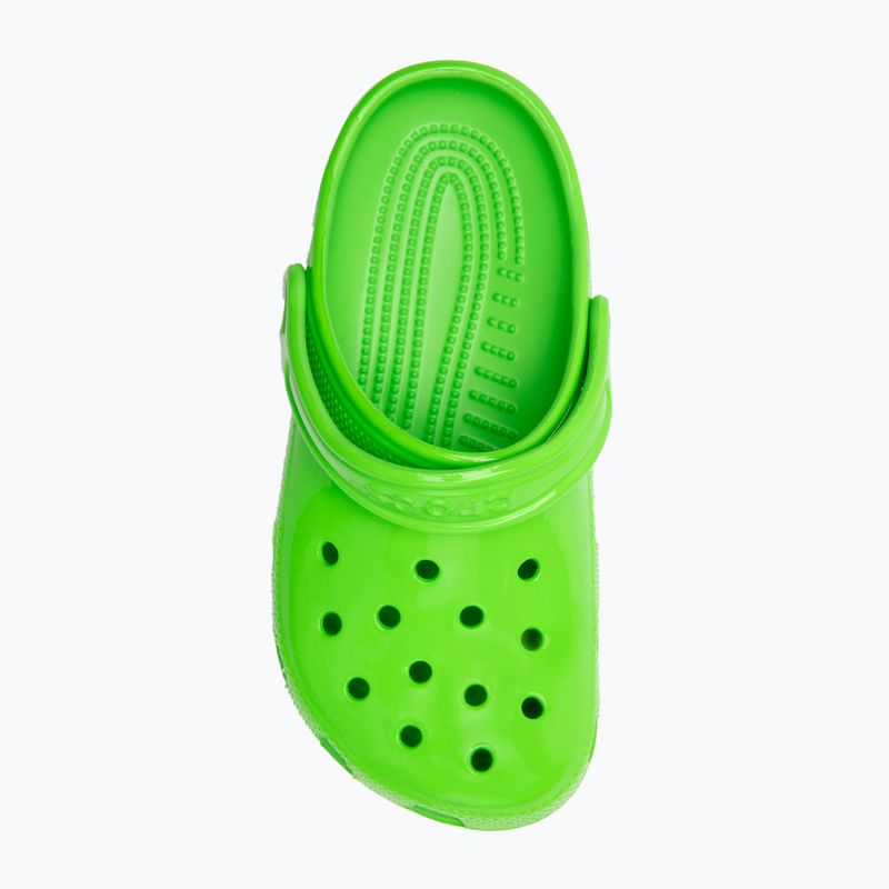 Детски джапанки Crocs Classic Neon Highlighter Clog green slime 6