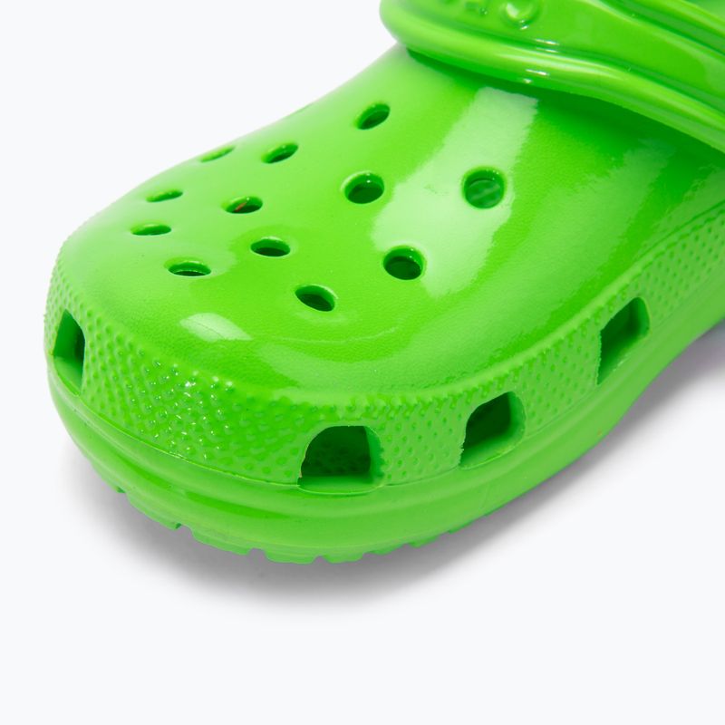 Детски джапанки Crocs Classic Neon Highlighter Clog green slime 8