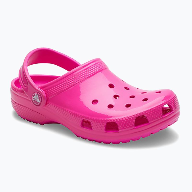 Детски джапанки Crocs Classic Neon Highlighter Clog  pink crush 9